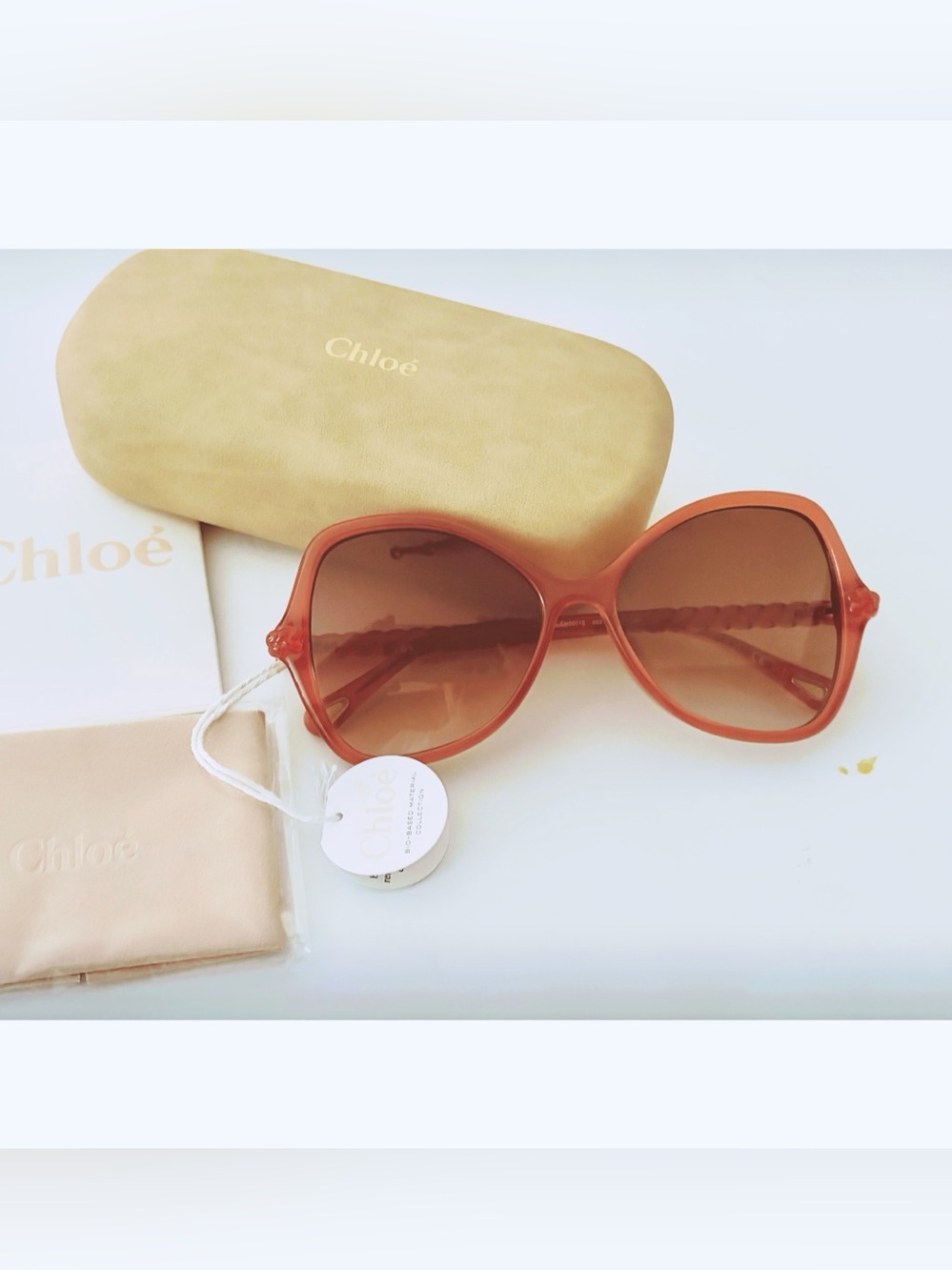 CHLOE Billie Oversized Butterfly Sunglasses - Picture 7 of 8